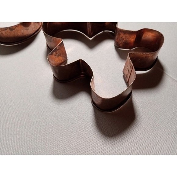 Jumbo Brass Christmas Cookie Cutters Bundle of 3 (1c3) - Picture 3 of 6